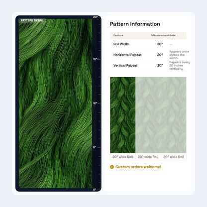 Emerald Flow Wallpaper Abstract Organic Texture Green Wave Pattern Modern Wall Design