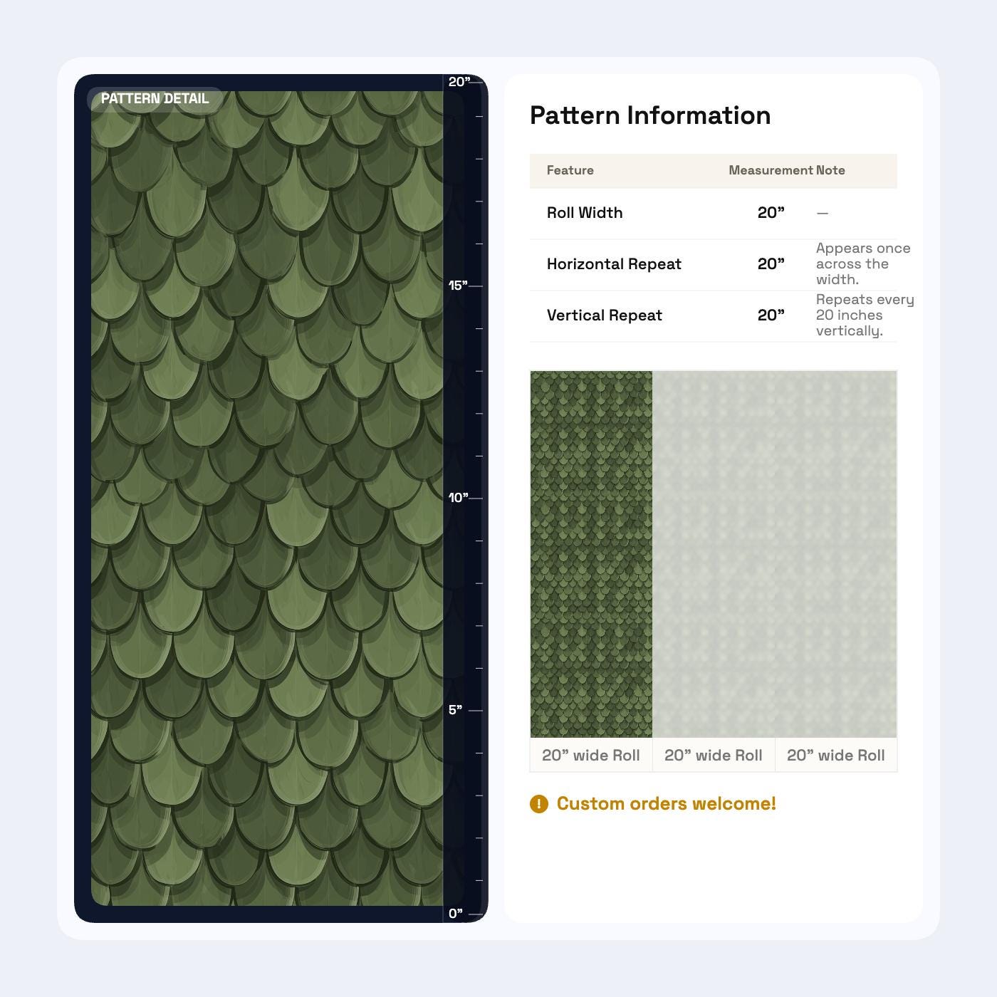 Green Scale Pattern Wallpaper, Art Deco Wall Decor, Modern Textured Luxury Interior Design