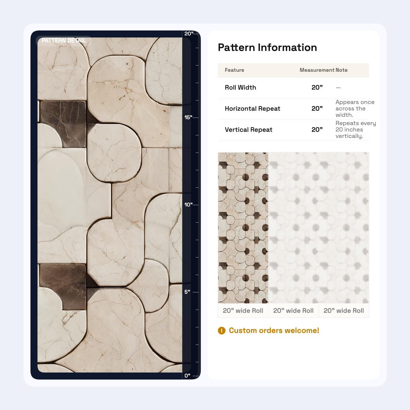 Modern Marble Tile Wallpaper Geometric Pattern Neutral Stone Design Minimal Luxury Wall Decor