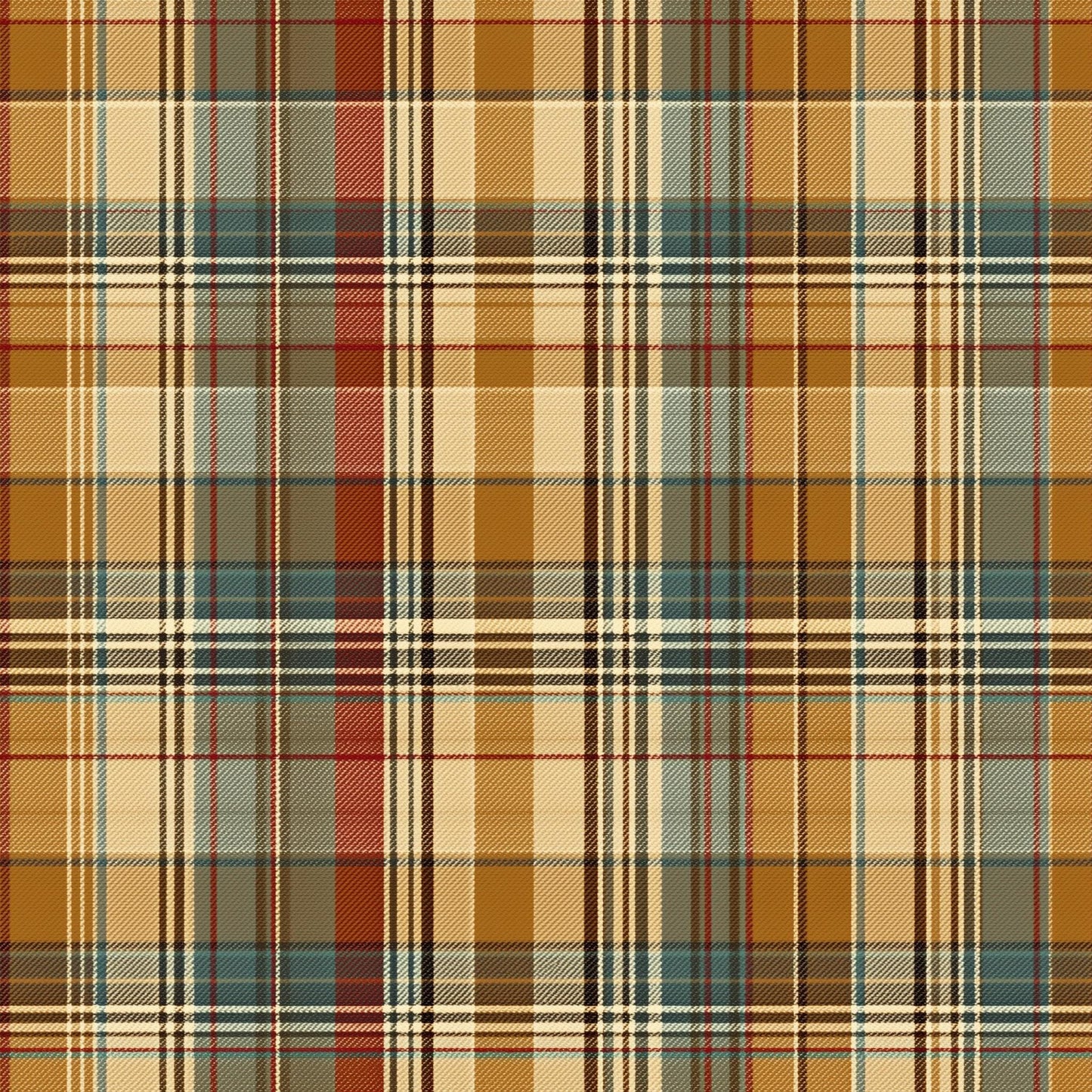 Plaid Tartan Wallpaper Set Rustic Cabin Check Pattern Warm Cozy Wall Decor
