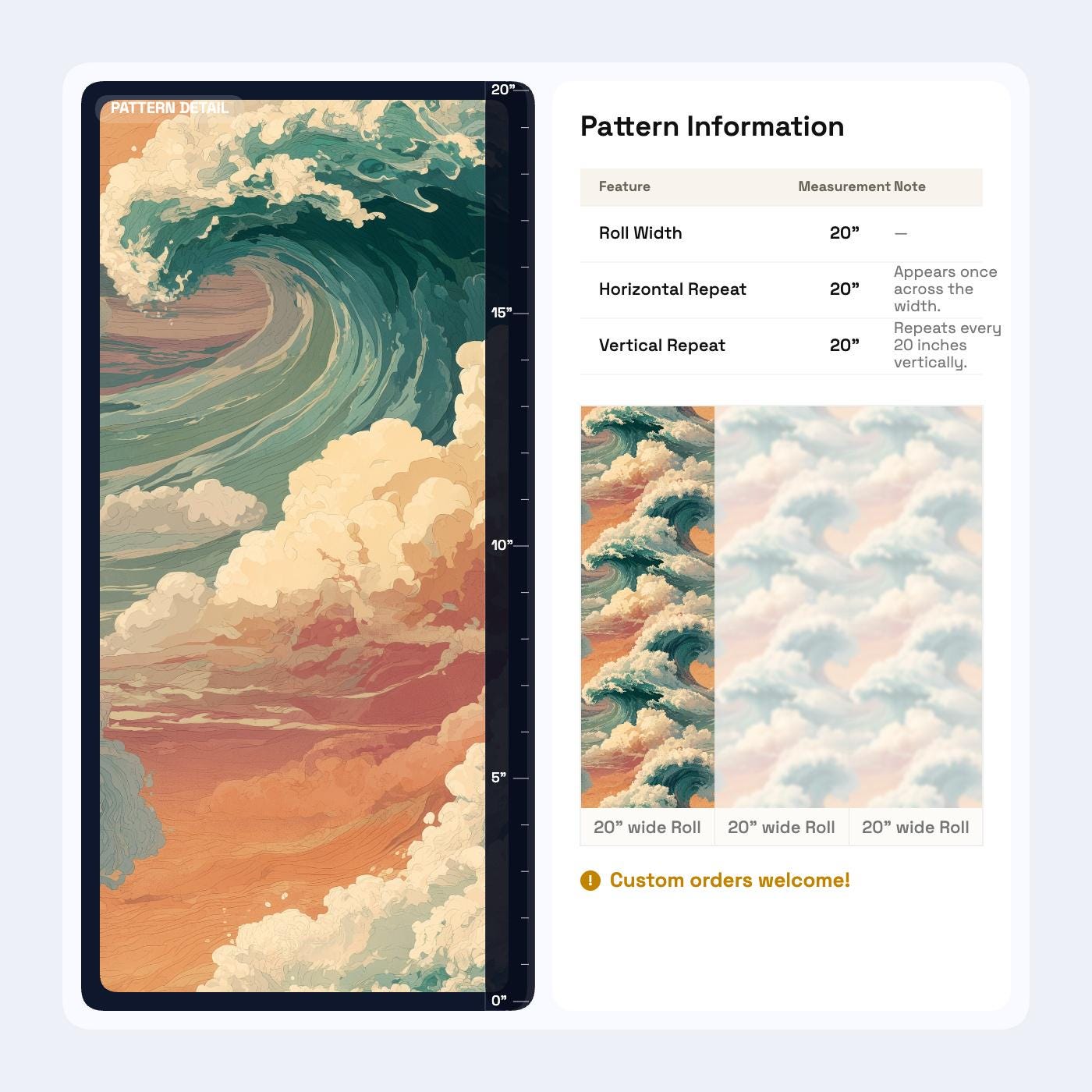 Ocean Wave Wallpaper Coastal Sunset Wall Art Japanese Style Wave Japandi Decor
