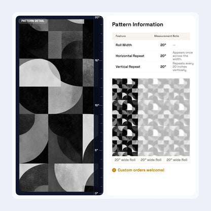 Modern Architectural Wallpaper Seamless Abstract Grid Pattern Black Neutral Luxury Wall Design