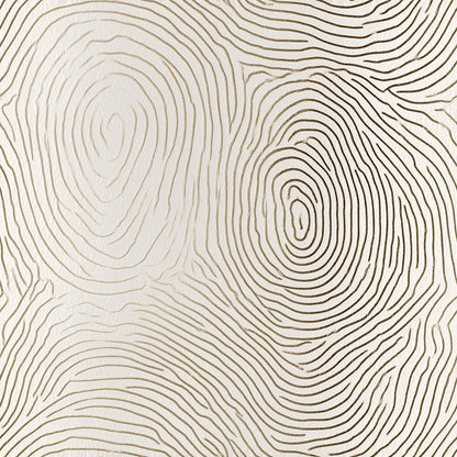 Abstract Wood Grain Wallpaper Gold Topographic Lines Neutral Wall Decor