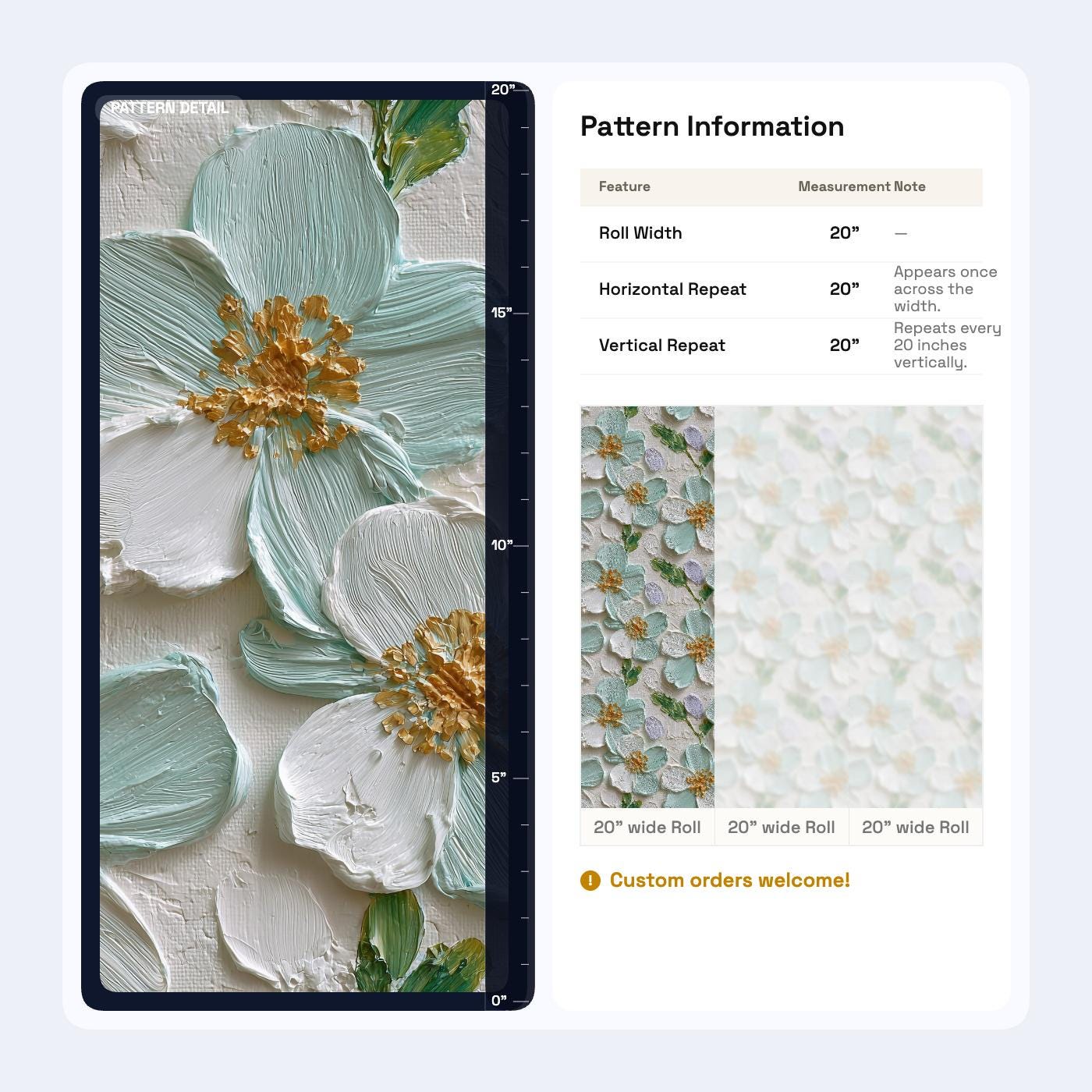 Textured Floral Wallpaper 3D Effect Sage Green Flower Luxury Wall Decor