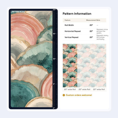 Abstract Marble Wave Wallpaper Fluid Art Pattern Pastel Geode Texture Modern Wall Decor