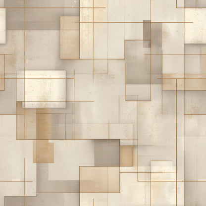 Modern Neutral Geometric Wallpaper Abstract Line Pattern Minimal Wall Decor