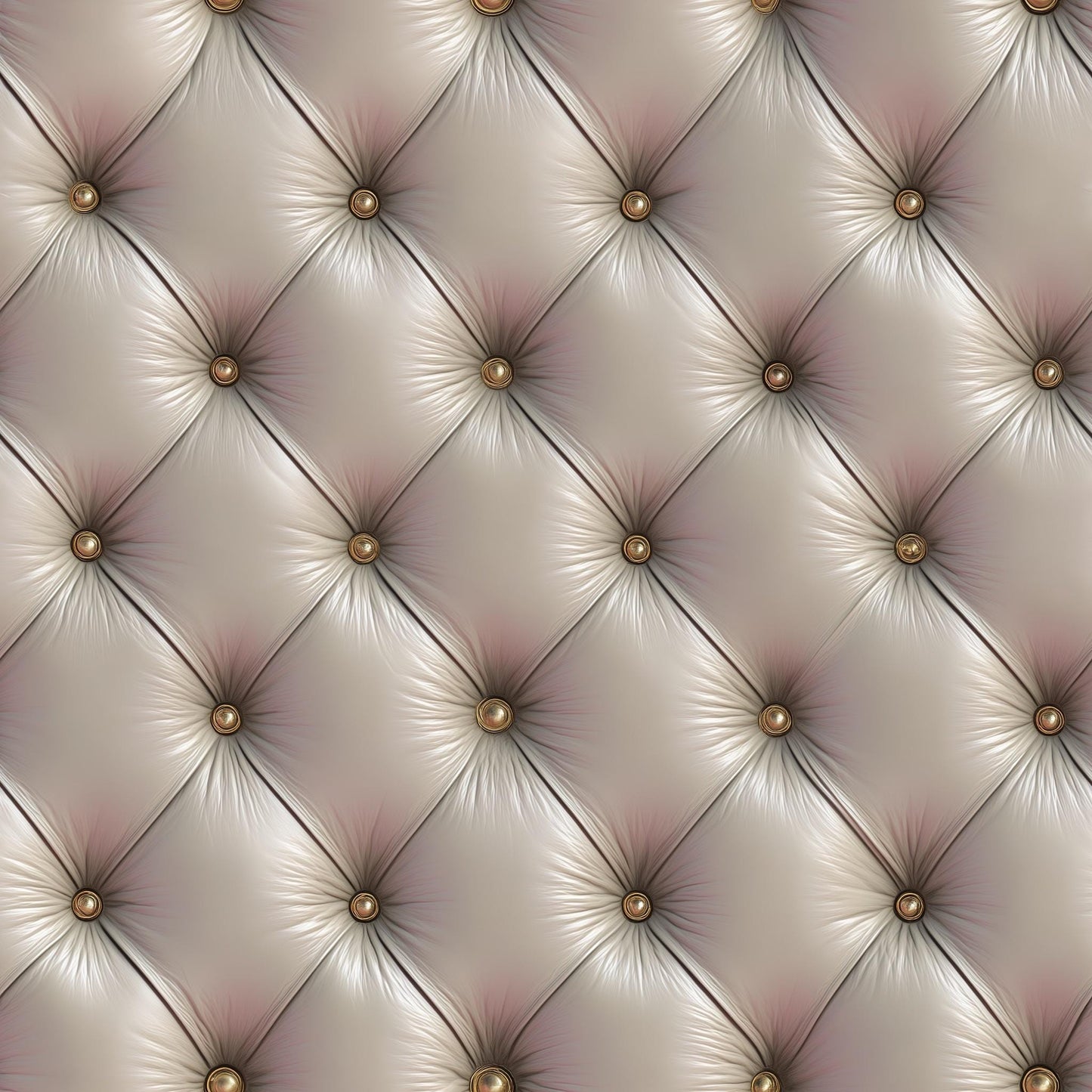 Beige Tufted Wallpaper Leather Look Wall Decor Neutral Luxury Panel Design Classic Elegant Interior