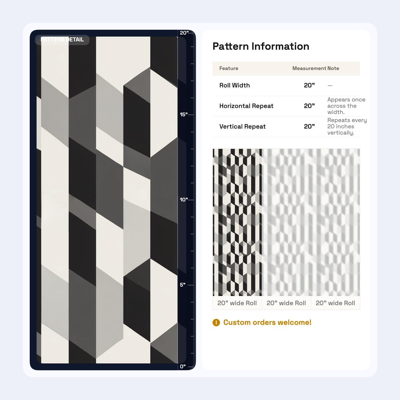 Geometric Wallpaper Modern Pattern Black White Wall Design 3D Cube Abstract Decor