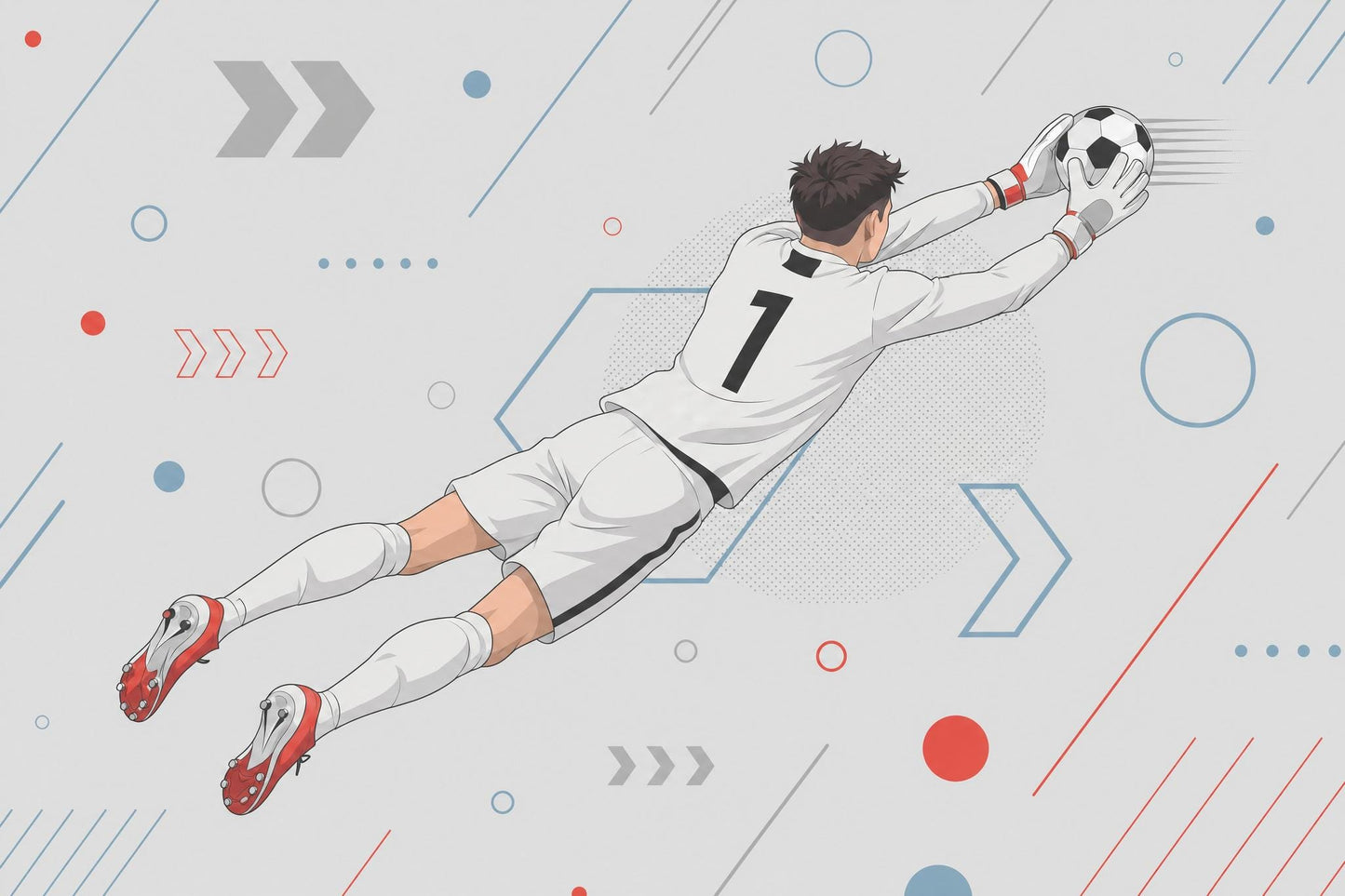 Soccer Goalkeeper Wall Mural Modern Sports Wall Art Football Room Decor