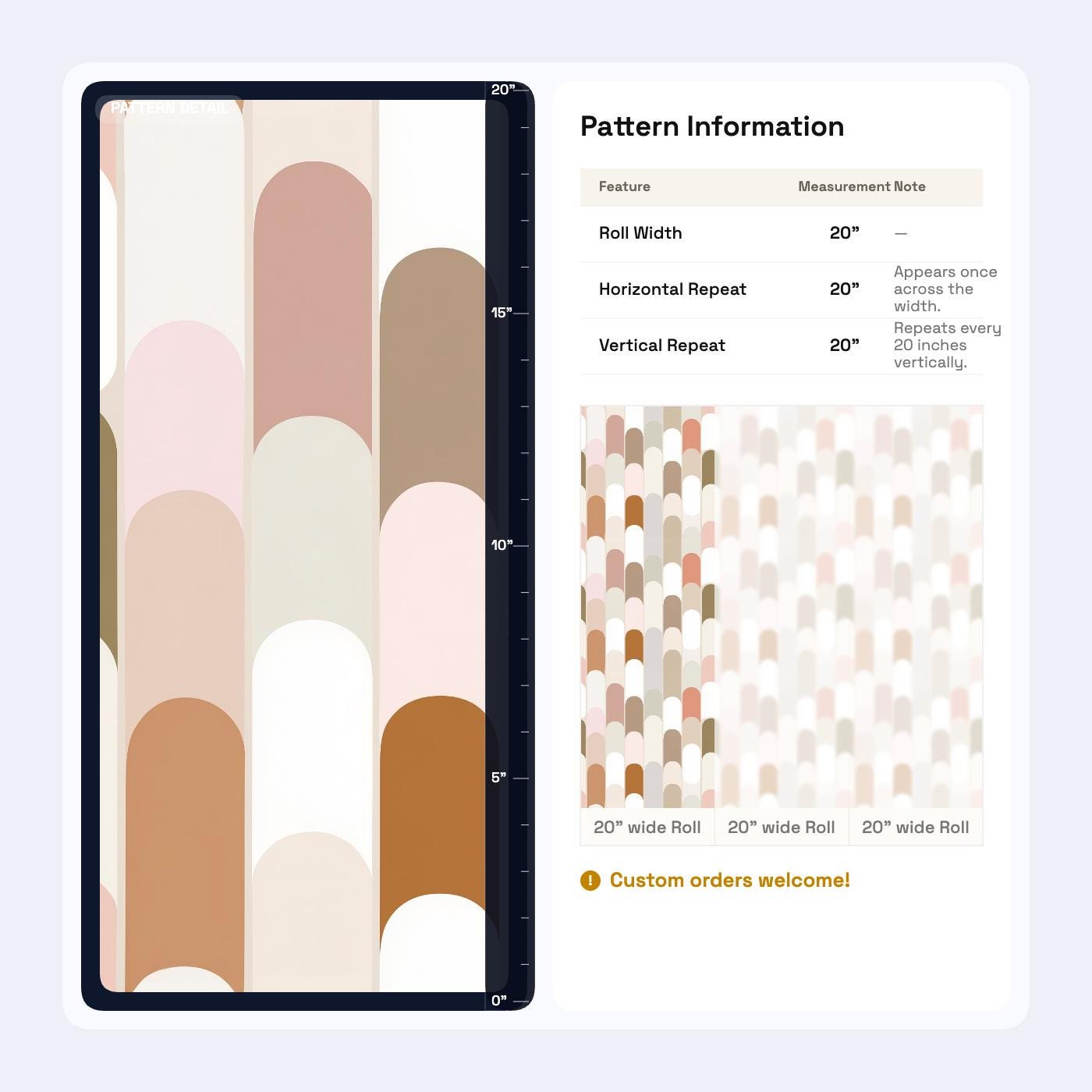 Geometric Neutral Wallpaper Mid Century Arch Pattern Modern Wall Decor