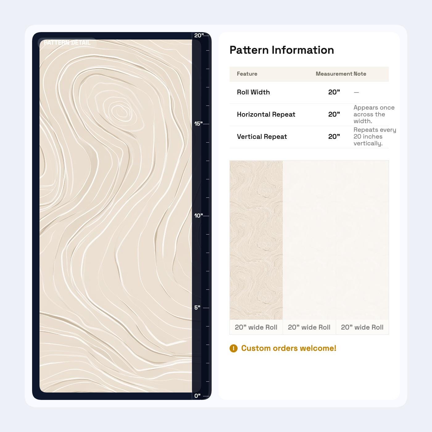 Topographic Wallpaper Contour Line Pattern Neutral Minimalist Modern Wall Decor