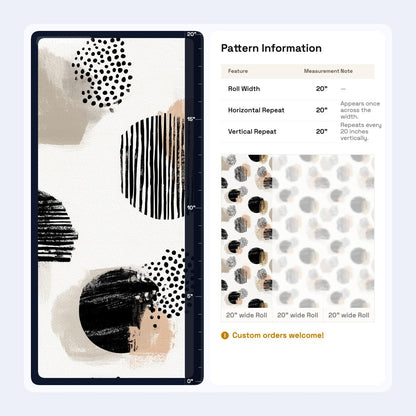 Bauhaus Abstract Shapes Wallpaper Neutral Geometric Pattern Modernist Wall Decor
