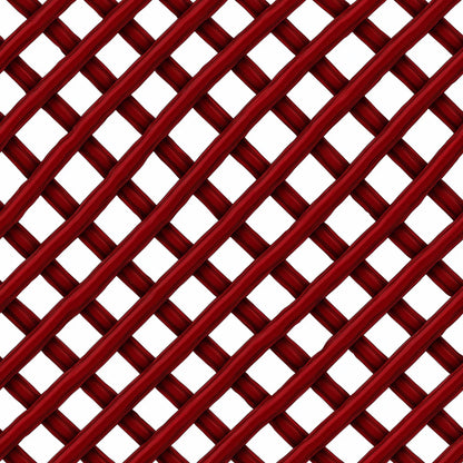 Red Trellis Wallpaper Geometric Lattice Pattern Modern Maximalist Accent Wall Decor