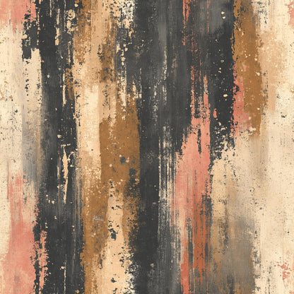 Abstract Grunge Wallpaper Neutral Earth Tone Modern Rustic Wall Decor