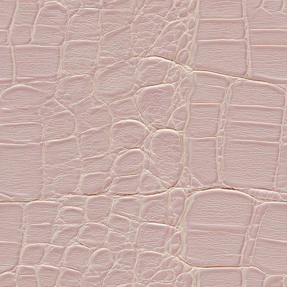 Blush Crocodile Wallpaper Pink Faux Leather Texture Quiet Luxury Wall Decor Pattern