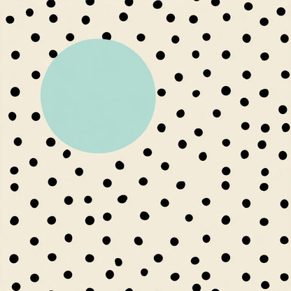 Mint Polka Dot Nursery Wallpaper Scandinavian Kids Room Decor Modern Playroom Wall Art