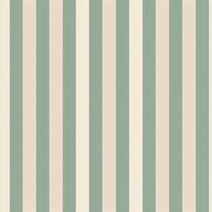 Sage Green Stripe Wallpaper Scandinavian Coastal Decor Modern Minimalist Wall Design