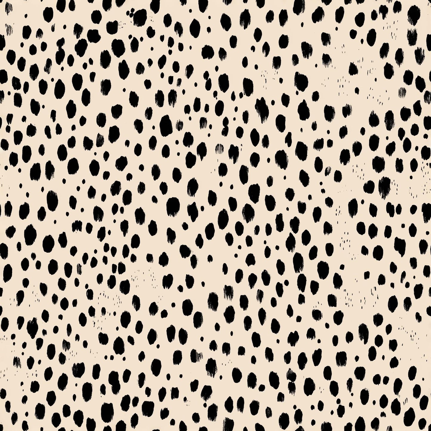 Dalmatian Spot Wallpaper Neutral Animal Print Modern Minimalist Wall Decor