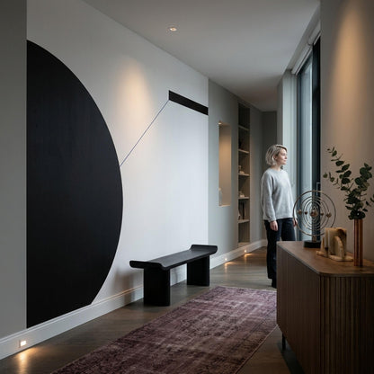 Architectural Minimalist Wall Mural Modern Bauhaus Geometry Luxury Designer Wall Decor