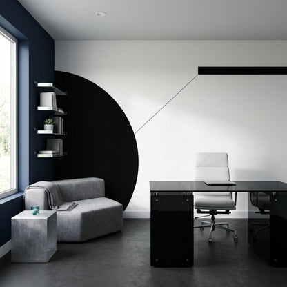 Architectural Minimalist Wall Mural Modern Bauhaus Geometry Luxury Designer Wall Decor