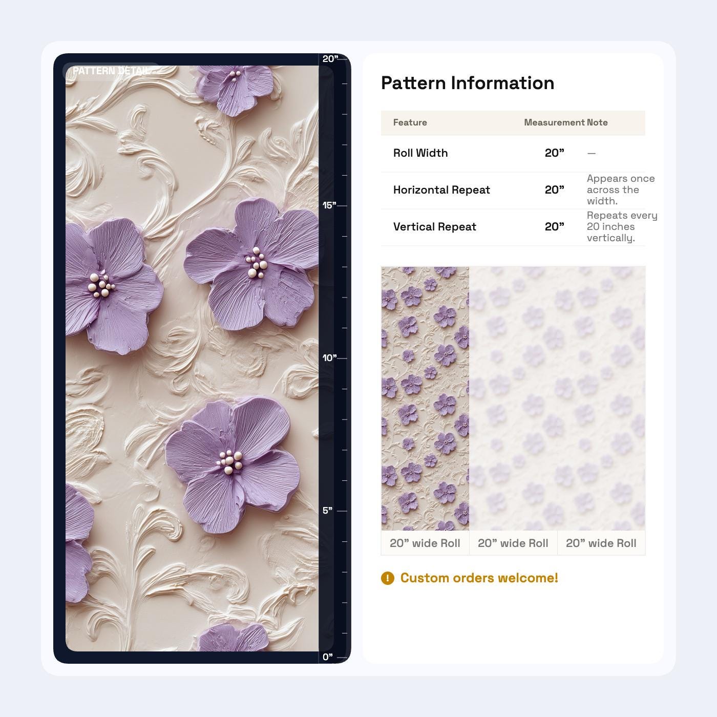 3D Floral Relief Wallpaper Romantic French Chateau Grandmillennial Wall Decor