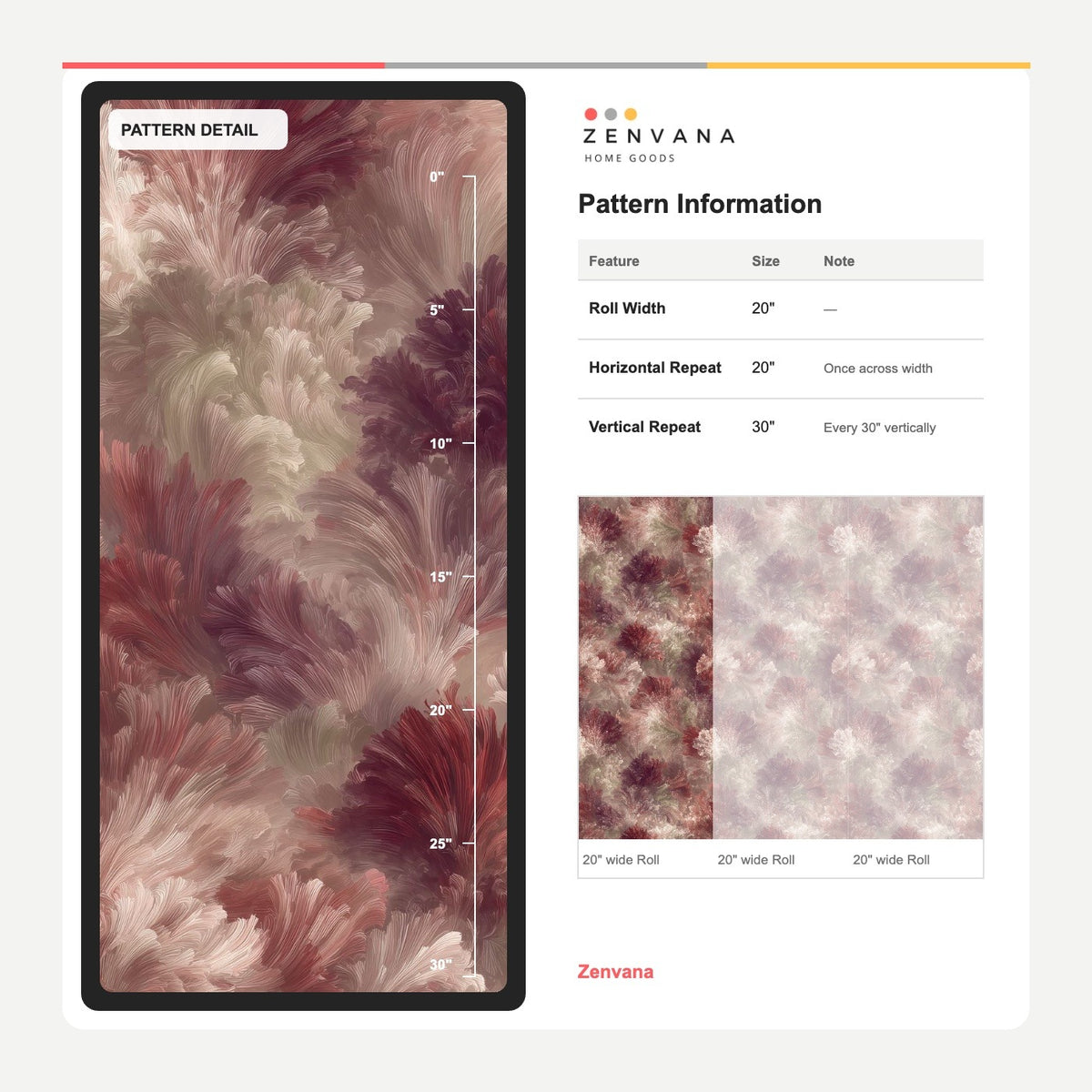 Layered Peony Flower Forms Wallpaper Blush Pink Mauve