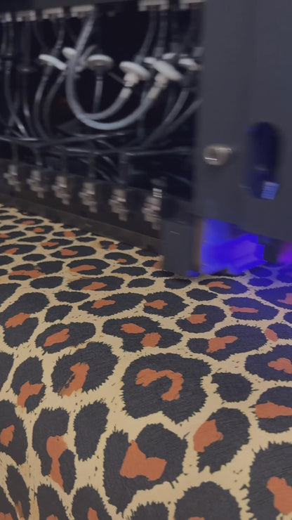 Neutral Leopard Wallpaper Safari Decor Maximalist Wall Covering Luxury Animal Pattern